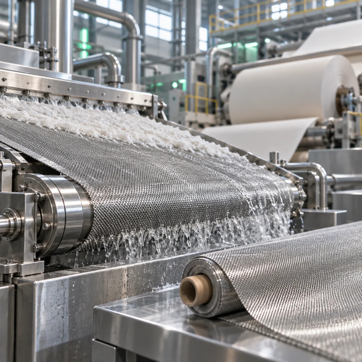 Illustration: Paper forming line