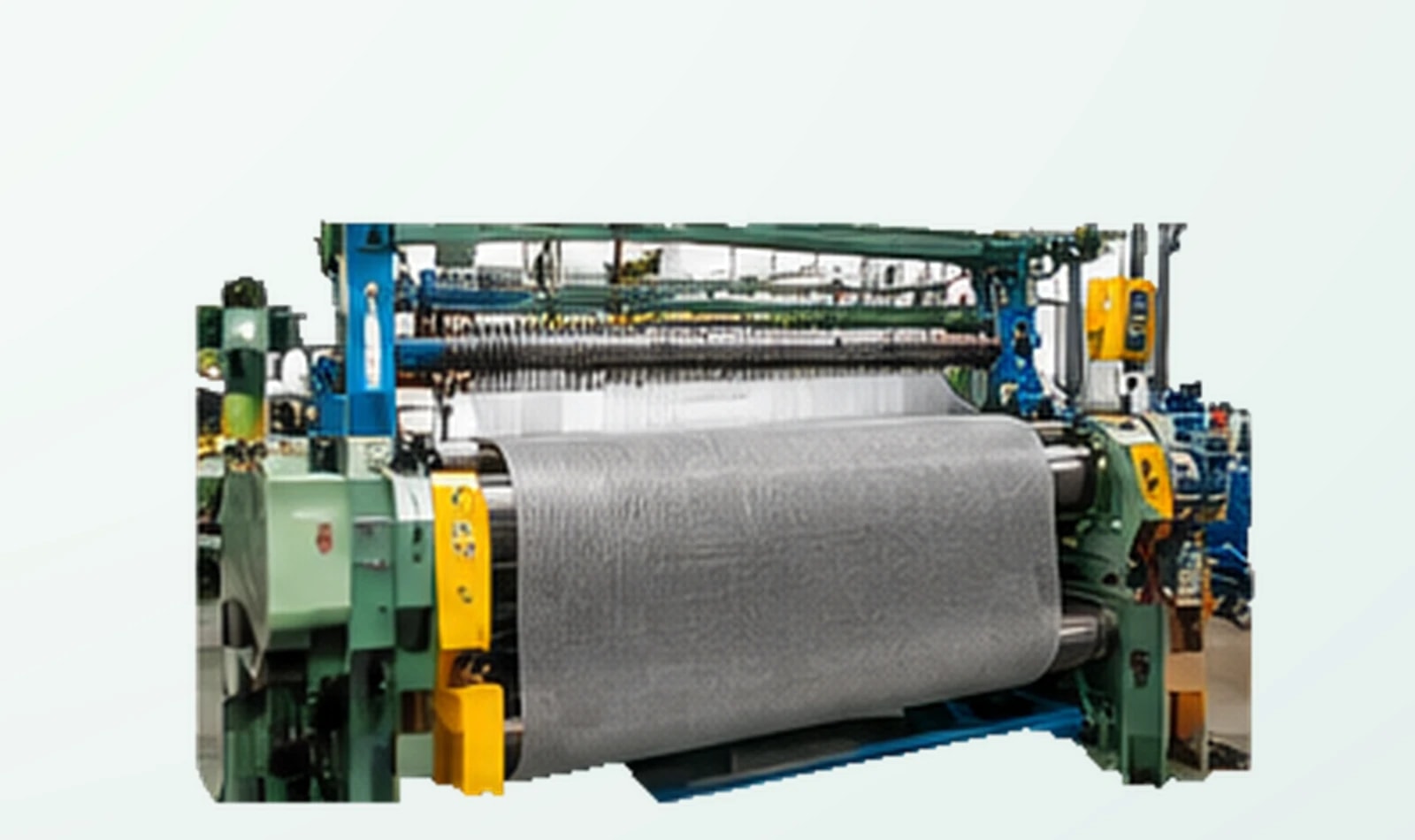 BVK weaving production floor with looms in operation