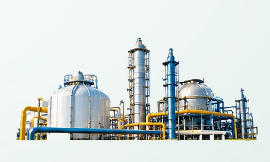 Illustration: Chemical process plant