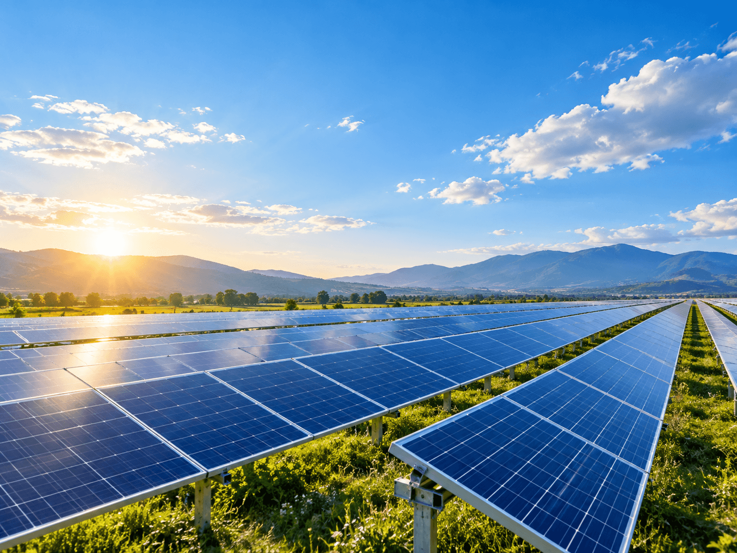 Illustration: Solar powered green hydrogen production